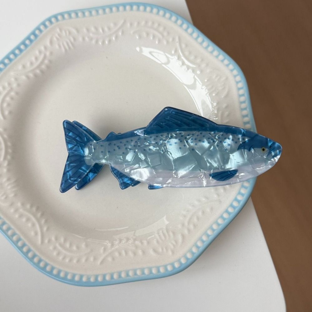 Korean Lifestyle & Kids Boutique Photos - ヘアピン 海洋動物ヘアクロー PVC マグロ 魚類 マリンライフ