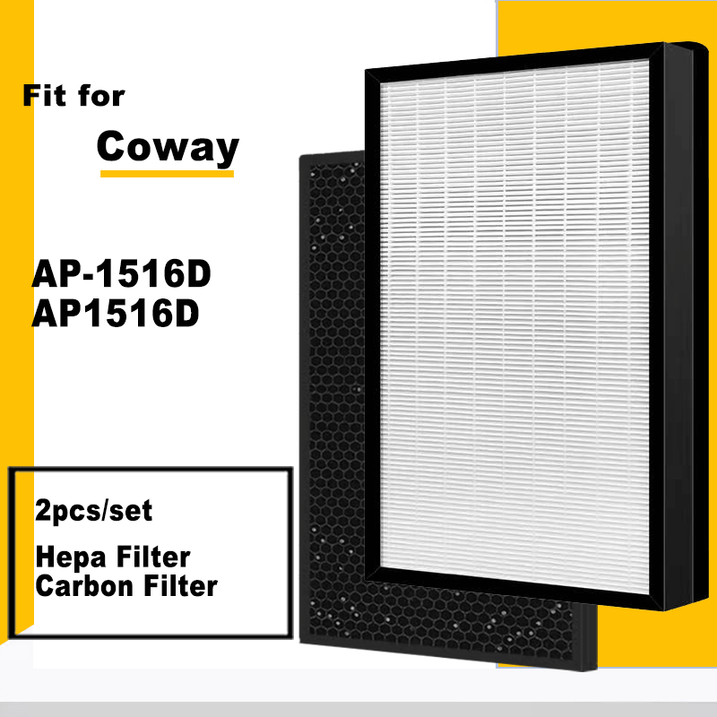 Coway Air Purifier Storm - HEPAフィルターの交換,プロの空気清浄機用の活性炭脱臭剤フィルター,AP-1516Dタイプ1516d