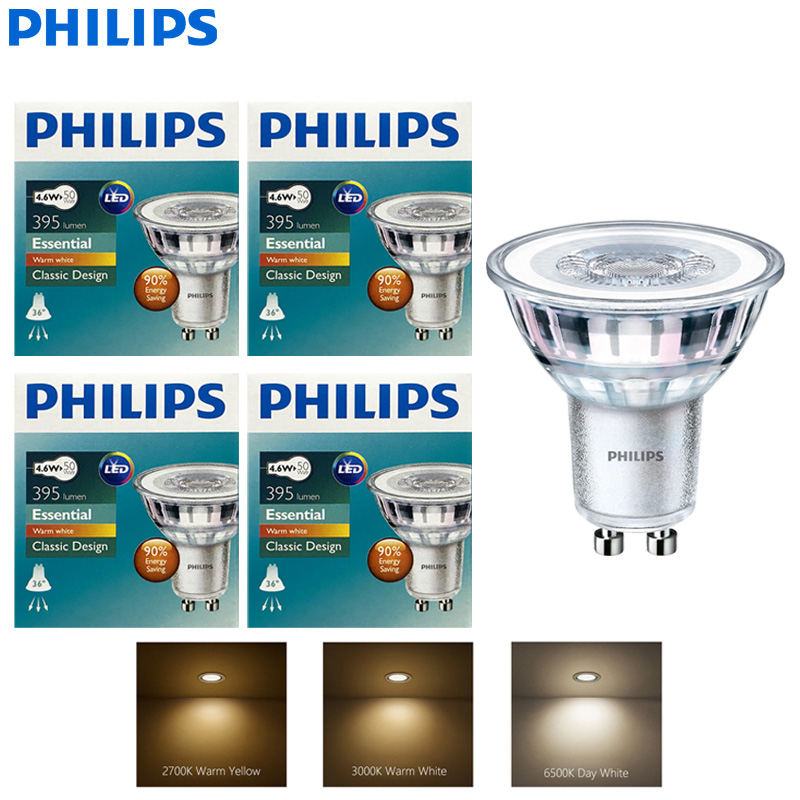 Philips Bulb Led Classic - フィリップス 4.6W エッセンシャル LED 天井埋め込み型スポットライト GU10