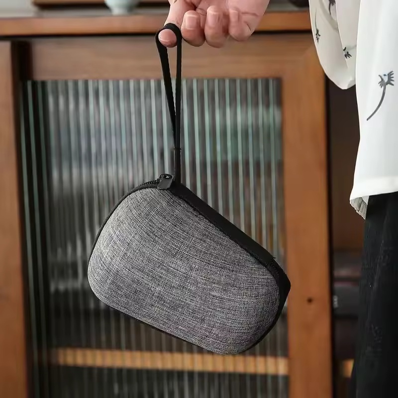 携帯用中国カンフーティーセット、陶器製ティーポットセット、旅 - Korean Tea Set のレビューと価格