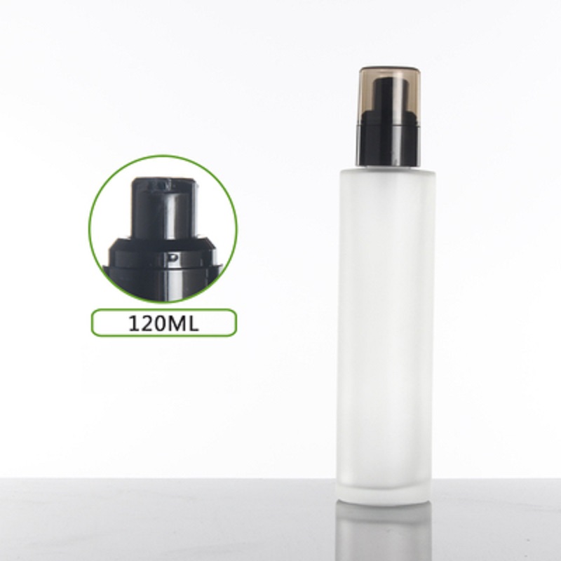 120mlフロスト加工/グリーン/ブルー/ホワイトガラスボト - Essence Serum Toner のレビューと価格