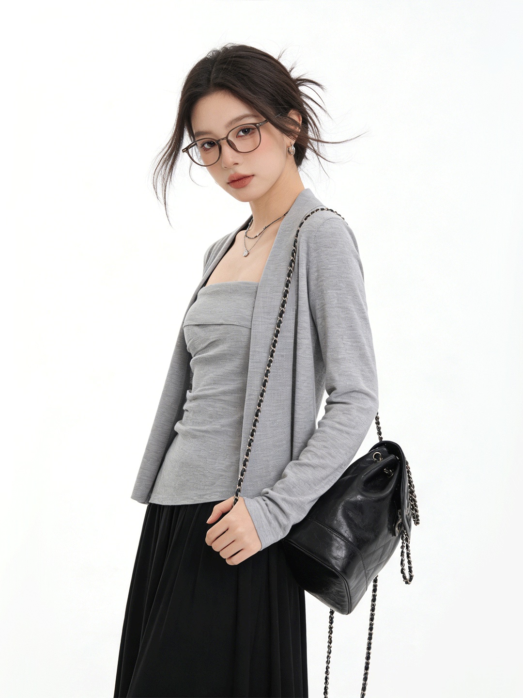 Lu Life 肌に優しいショートニットカーディガン痩身ツー - Korean Lifestyle & Kids Boutique Photos のレビューと価格