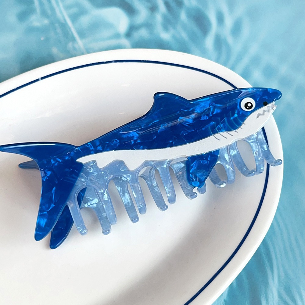 ヘアピン 海の動物 ヘアクリップ 金魚 PVC 海洋生物 魚 - Korean Lifestyle & Kids Boutique Photos のレビューと価格