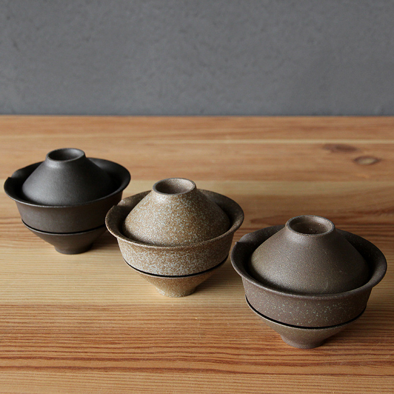 日本の陶器製ティーポットと蓋付き茶碗のセット、プーアル茶用2 - Korean Tea Set のレビューと価格