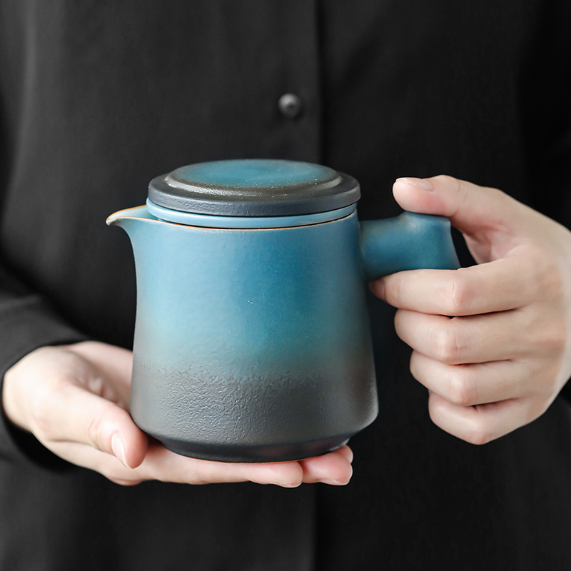 シンプルな1ポット4カップトラベルティーセット、ポータブルカ - Korean Tea Set のレビューと価格