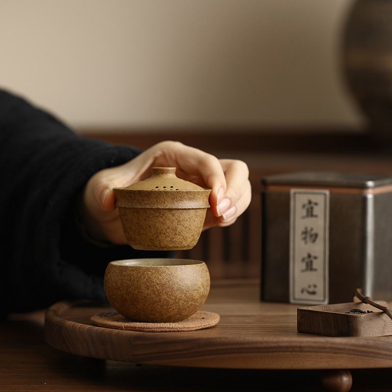 携帯用ティーポット、一人用トラベルティーセット、クイックカッ - Korean Tea Set のレビューと価格