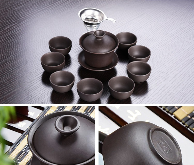 Kung fu-手作りの茶漉し,10個,1ポット,8カップ, - Korean Tea Set のレビューと価格