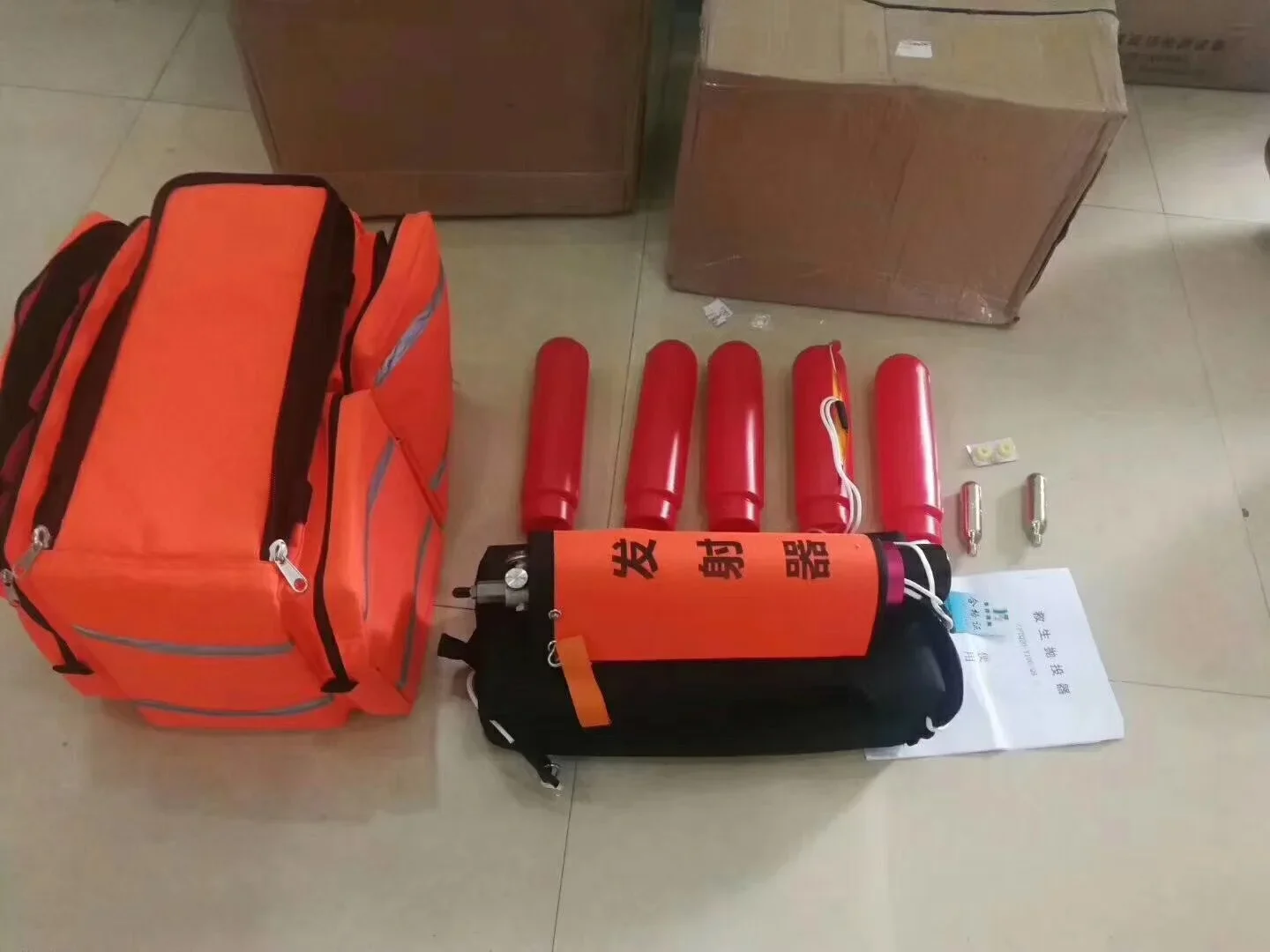 救命投擲器 ライン投擲装置 救命アンカーフック 海難救助用  - Korean Lifestyle & Kids Boutique Photos のレビューと価格