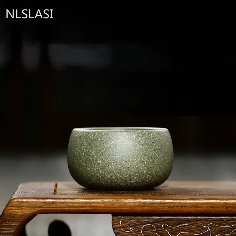 Yixingブティックパープルクレイテアアップ、生の緑の泥、 - Korean Tea Set のレビューと価格