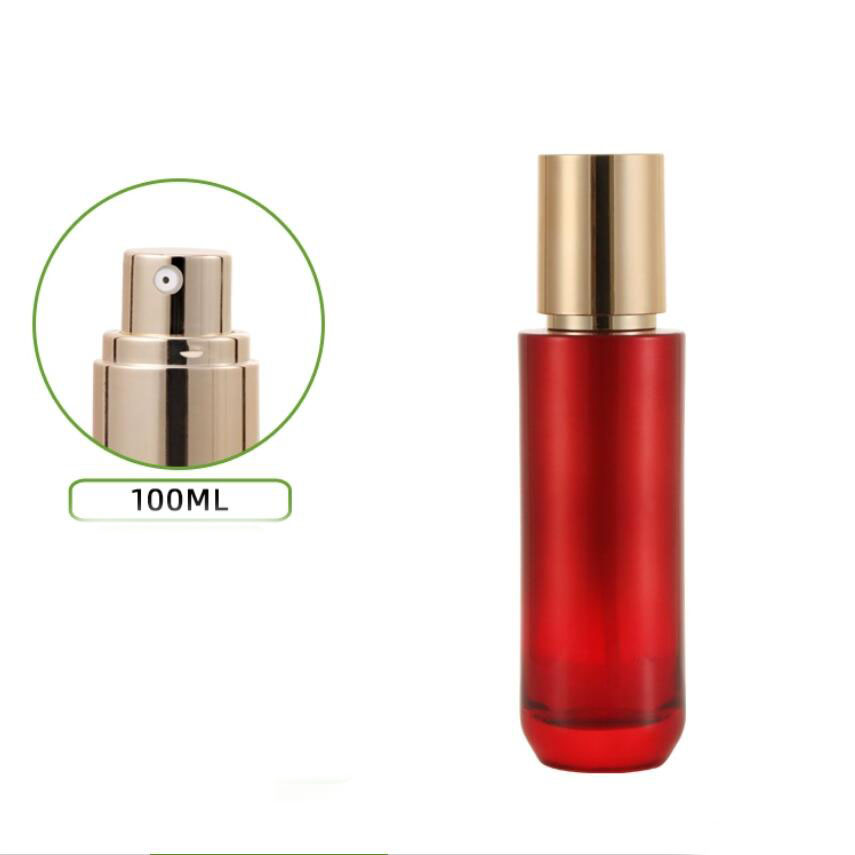 100ml110ML 赤いガラスボトル モイスチャーエッセン - Essence Serum Toner のレビューと価格